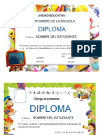 Diploma escuela título educación