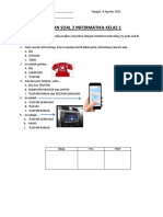 Latihan Soal 2 Informatika Kelas 1