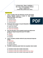 Latihan Soal Tema 9 Subtema 1