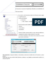 Mapa de Controlo - Contabilidade e Tesouraria