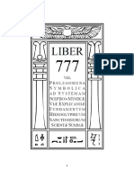 Liber 777 Aleister Crowley