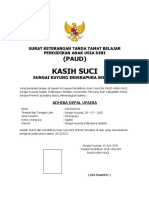 Ijazah Paud Kasih Suci