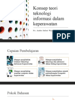 Pertemuan 1 Konsep Teori Teknologi Informasi Dalam Keperawatan