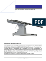 Mobile Radiographic Table With Cantilever Carbon Fibre Table Top