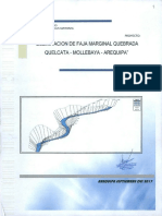 Delimitacion de Faja Marginal Quebrada Quelcata-Mollebaya - Arequipa