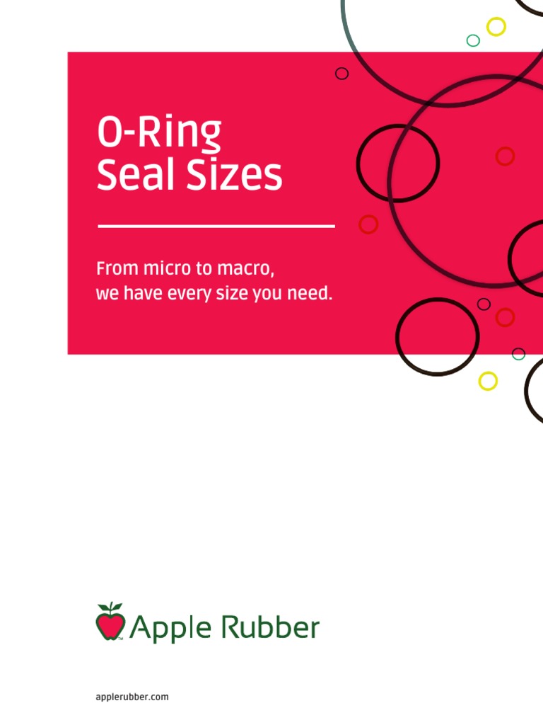 ORing Seal Sizes From Micro To Macro, We Have Every Size You Need
