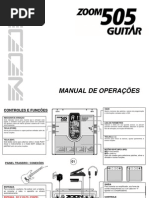 Download Manual Zoom 505 Guitar - PT-BR by castilho94 SN58640221 doc pdf