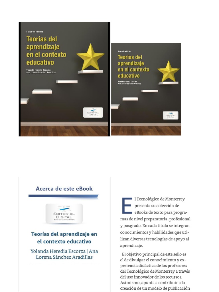 PDF Teoria Del Aprendizaje en El Contexto Educativo. Libro | PDF