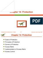 Chapter 14: Protection: 14.1 Silberschatz, Galvin and Gagne ©2009 Operating System Concepts With Java - 8 Edition