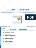 Chapter 7: Deadlocks: Silberschatz, Galvin and Gagne ©2009 Operating System Concepts - 8 Edition