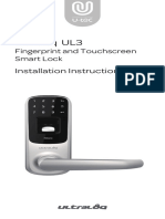 Ultraloq UL3: Installation Instructions