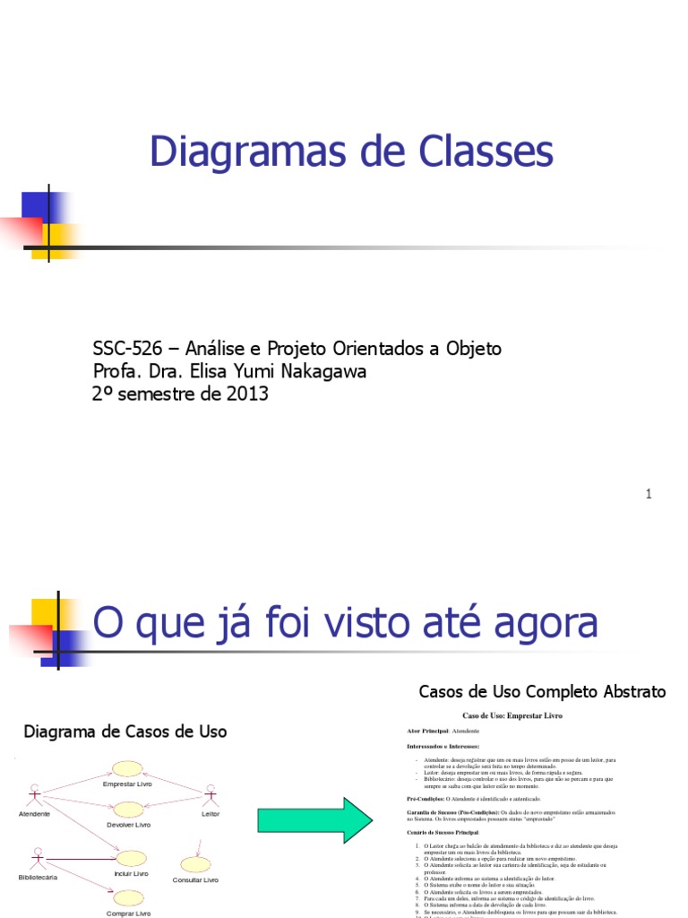 Aula08 - Diagrama de Classes | PDF | Classe (programação de ...