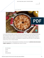 Tarta de Manzana Inglesa, Apple Pie - Receta DE LA ABUELA