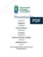 Las Organizaciones y Las Funciones Administrativas (Raimeiry Tavarez)