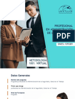 Brochure Seguridad y Salud en El Trabajo