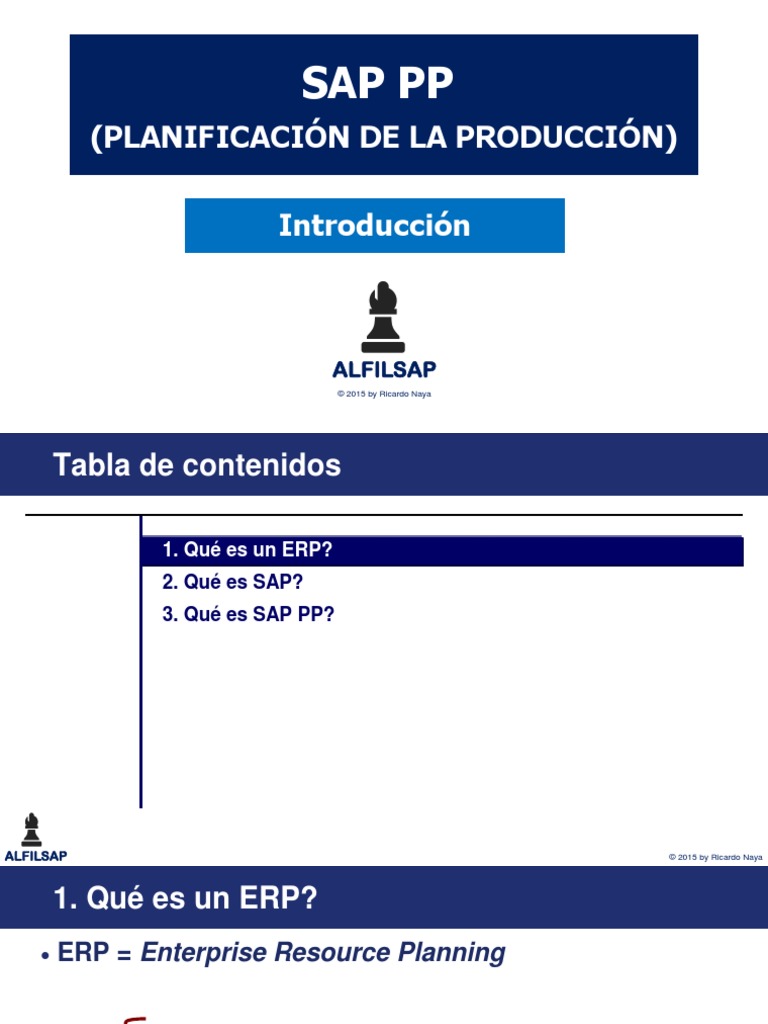 Sap Pp Pdf | Présentation du module SAP PP – TMXUM