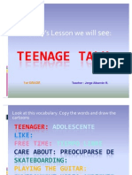 Teenage Talk - 1st Grade
