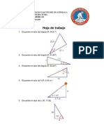 Hoja de Trabajo (Funciones Trigonometricas) S9