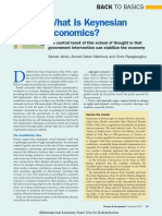 [Finance & Development] Back to Basics_ What Is Keynesian Economics_ - The central tenet of this school of thought is that government intervention can stabilize the economy