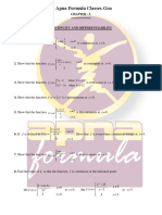 CH 5 Continuity and Differentiability Questions