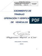 Cpu-Sm-Pro-0002 Procedimiento de Trabajo - Operación y Verificación de Vehículos
