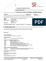 Fosroc Thioflex 600 Pouring Grade Base: Safety Data Sheet