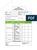 Penilaian Kinerja Form