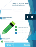 Sesion 2. Identificación de Usuario Entregables