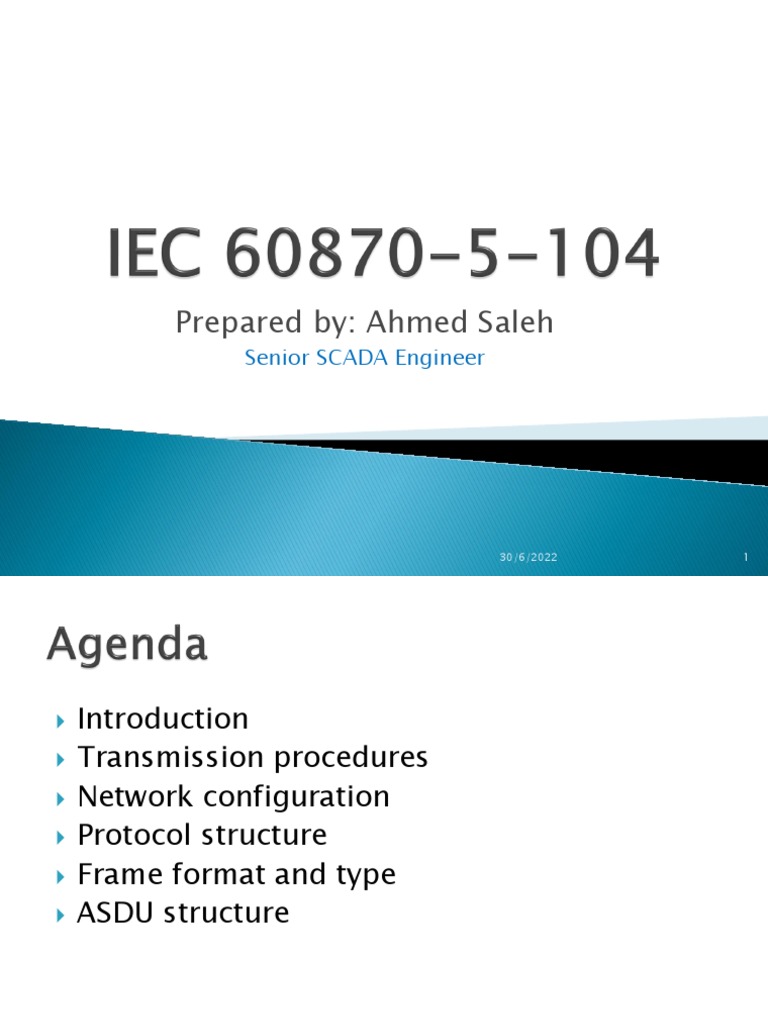 IEC 60870-5-104 Protocol Overview | PDF | Internet Protocol Suite