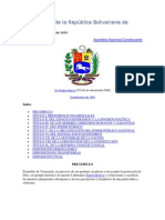 Constitución de La República Bolivariana de Venezuela