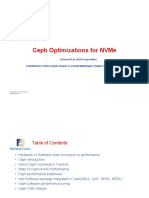 Ceph Optimizations For Nvme: Chunmei Liu, Intel Corporation