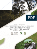 Programa de Manejo San Juan Del Monte