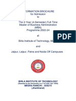 MBA 2022 Information Brochure 3rd Round (Draft)