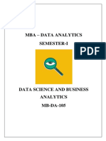08-MBA-DATA ANALYTICS - Data Science and Business Analysis - Unit 2