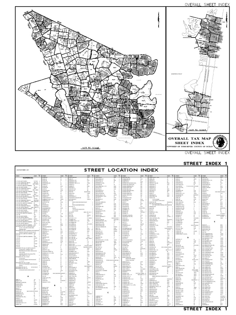 Toms River 2018 Tax Maps PDF