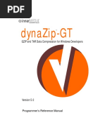 DynaZip GT Manual