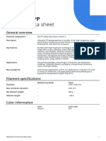 Ultimaker PP: Technical Data Sheet