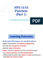 DITG 1113:: Function (Part 1)