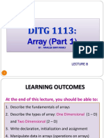 DITG 1113:: Array (Part 1)