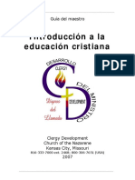 Church of The Nazarene - Introducción A La Educación Cristiana - 2007