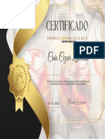 Golden and Black Modern Certificate