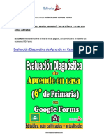 Evaluacion Diagnostica de Aprende en Casa 6to Grado Ksz7e4