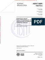 NBR15215-3 Procedimento de Cálculo para A Determinação Da Iluminação Natural em Ambientes Internos