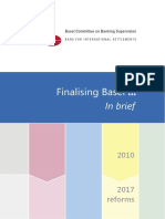 Finalising Basel III: in Brief