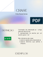 Crase Por Profa. Renata Dantas