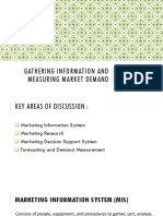 Lec-05 - Gathering Information and Measuring Market Demand