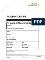 Protocolo Acuson X300PE