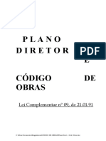 Plano E: Diretor Código DE Obras