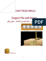 SECANT PILES WALLS Tangent Pile Wall Des