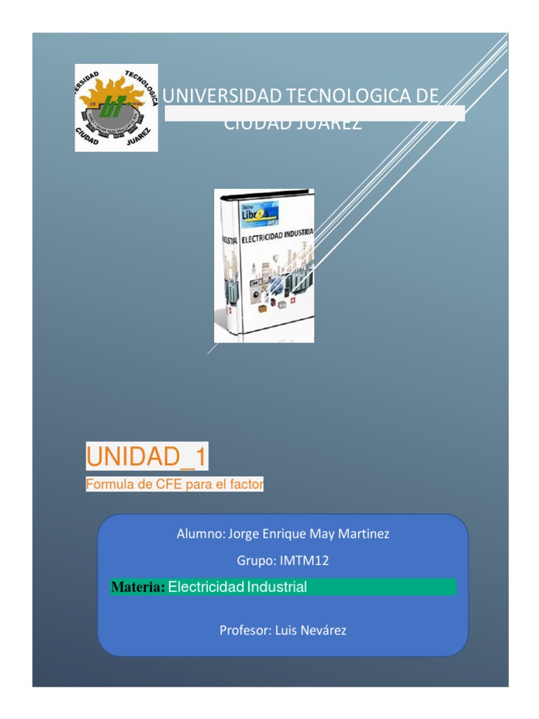 Fórmulas del Factor de Potencia CFE | PDF | Energia electrica ...